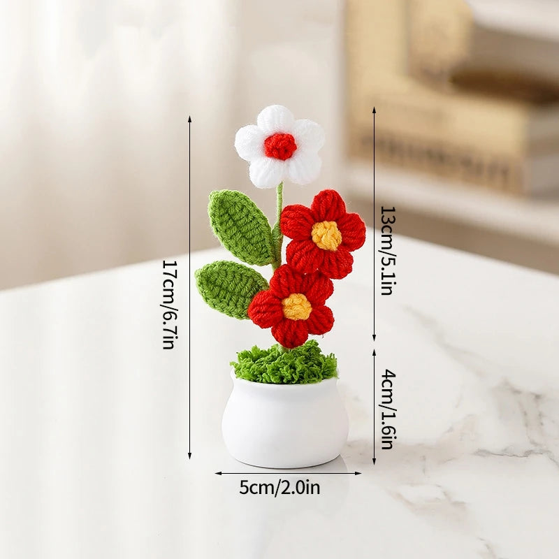 Crochet Flower Pots