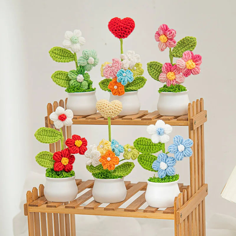 Crochet Flower Pots