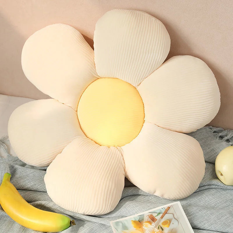Plush Daisy Pillow