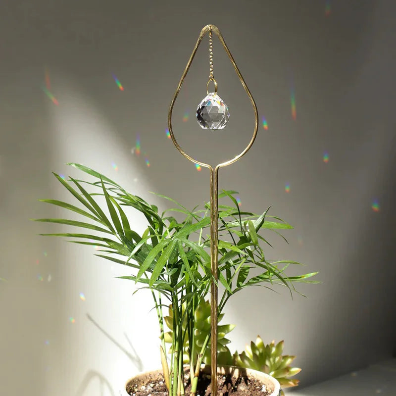 3 Pack Pot Plant Crystal Suncatcher