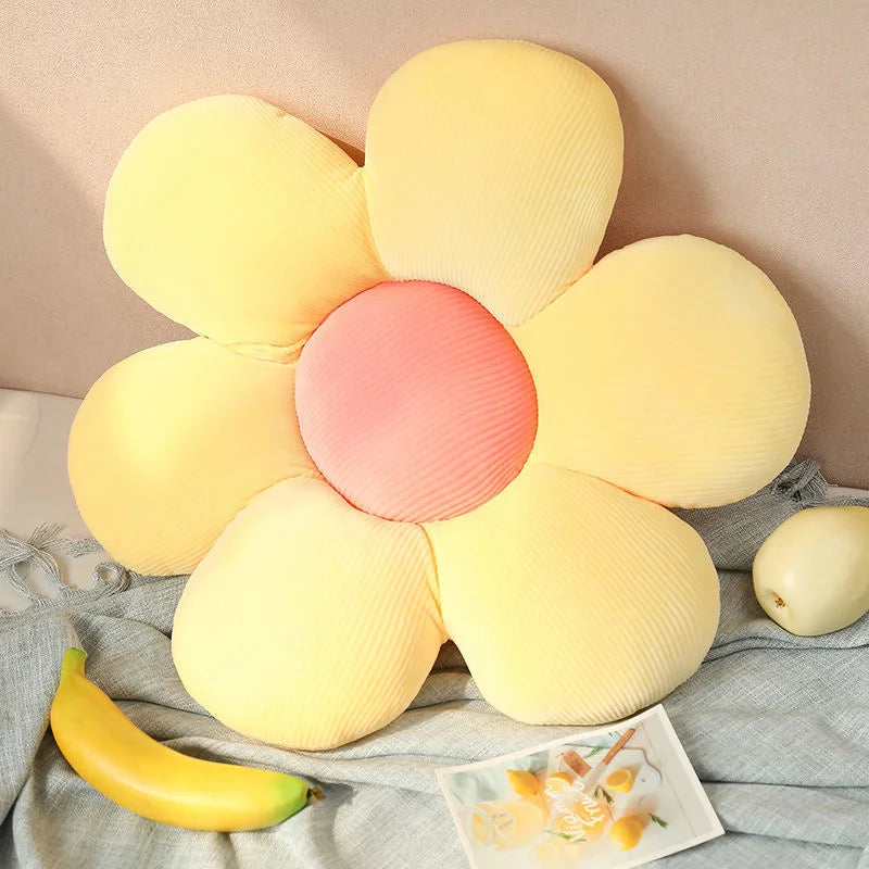 Plush Daisy Pillow
