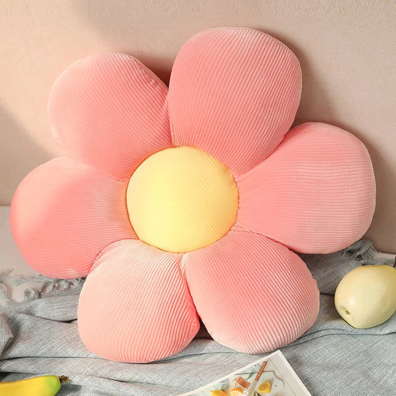 Plush Daisy Pillow
