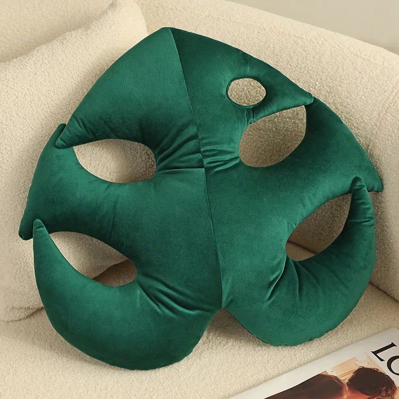 Velvety Leaf Pillows