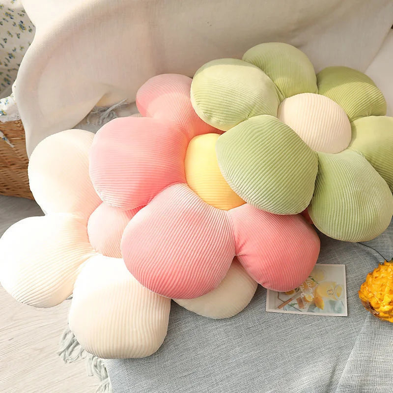 Plush Daisy Pillow