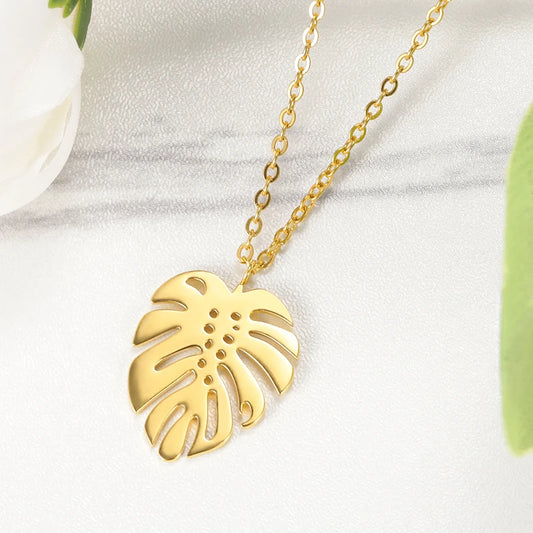 Monstera Glow Necklace