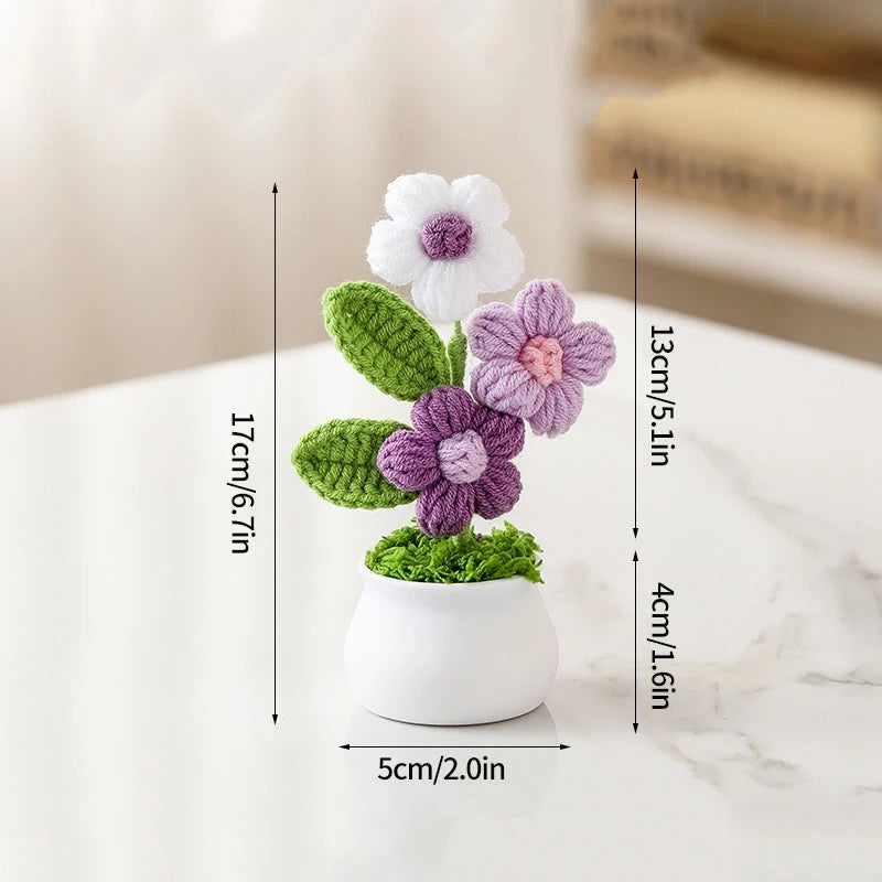 Crochet Flower Pots