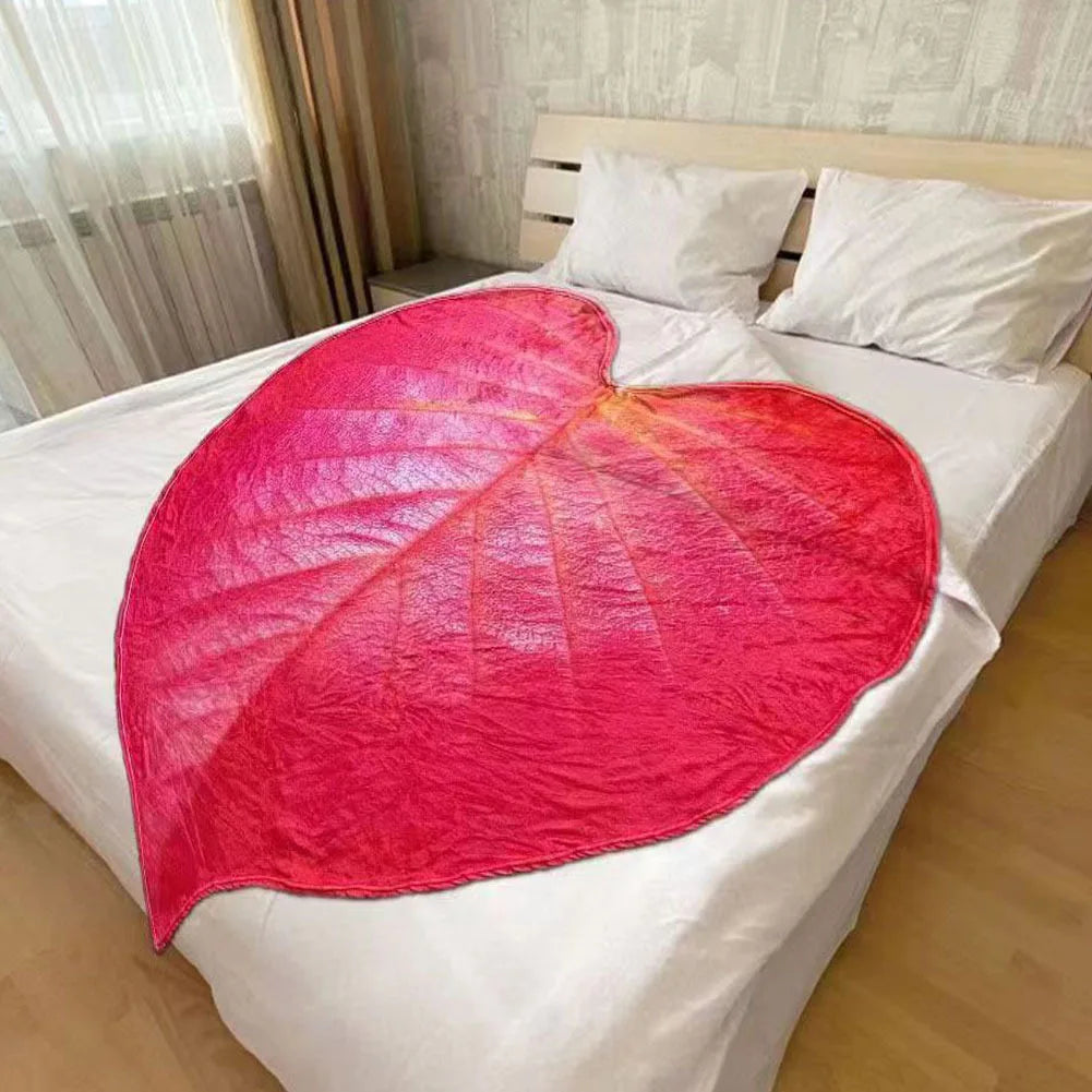 Super Soft Giant Leaf Blanket