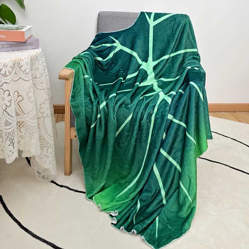 Super Soft Giant Leaf Blanket