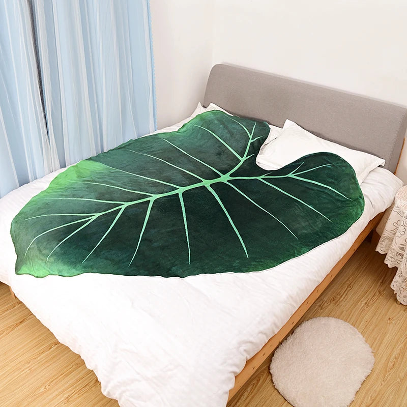 Super Soft Giant Leaf Blanket