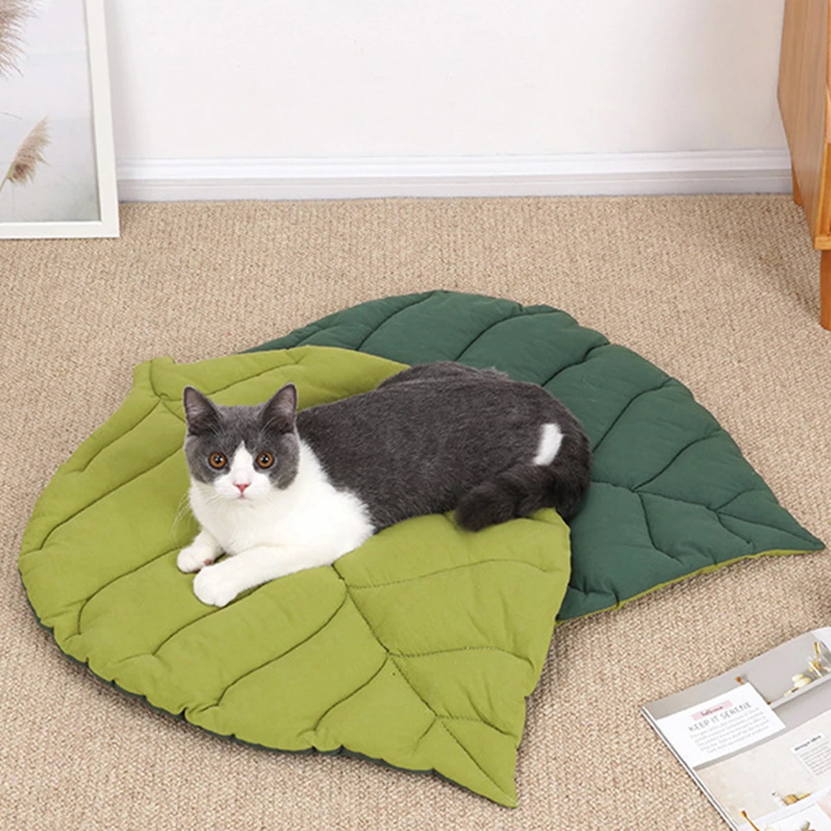 Leaf Cat Mat