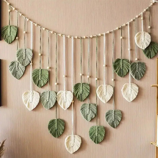 Hanging Monstera Macrame