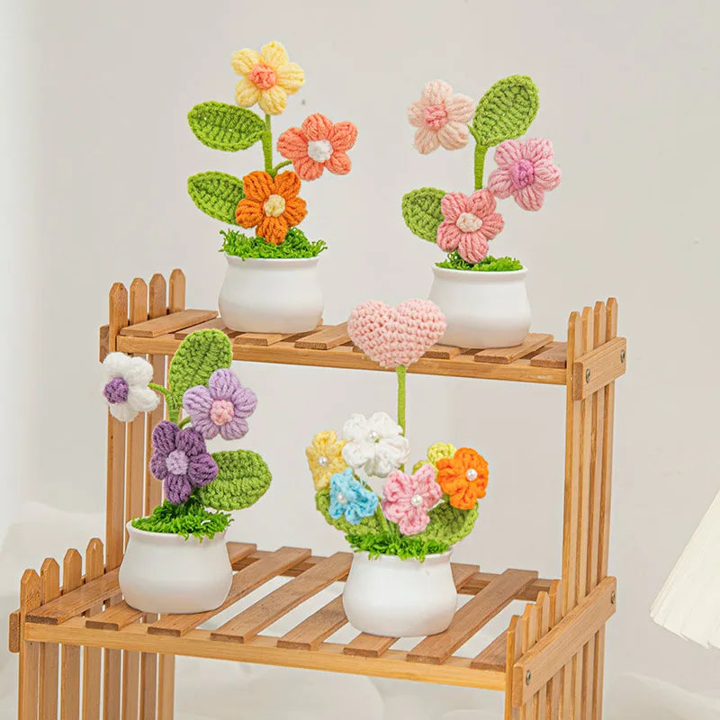 Crochet Flower Pots