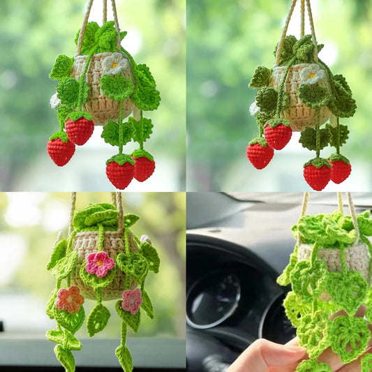 Hanging Crochet Plants