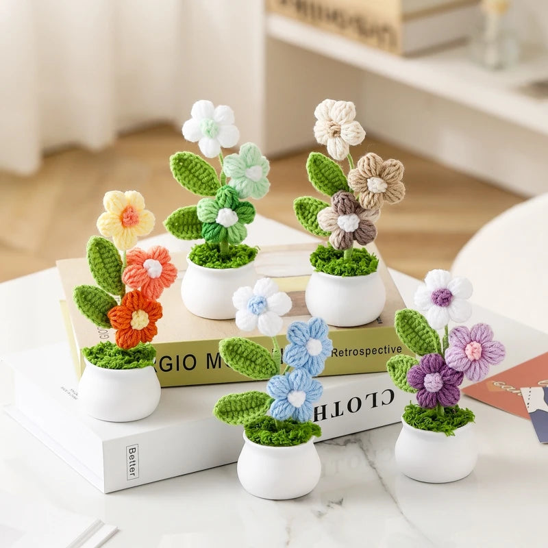 Crochet Flower Pots