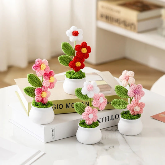 Crochet Flower Pots