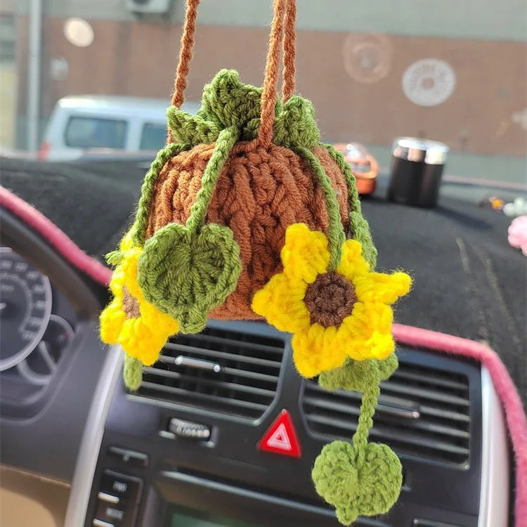 Hanging Crochet Plants