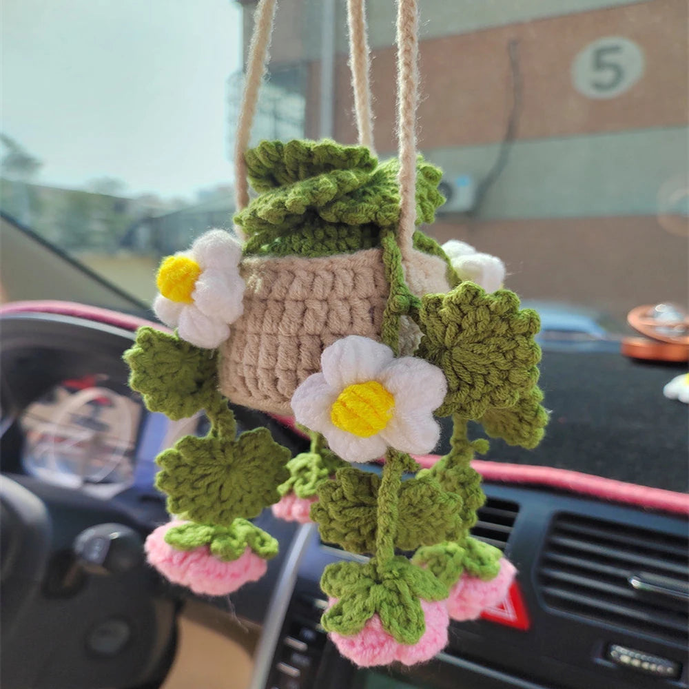 Hanging Crochet Plants
