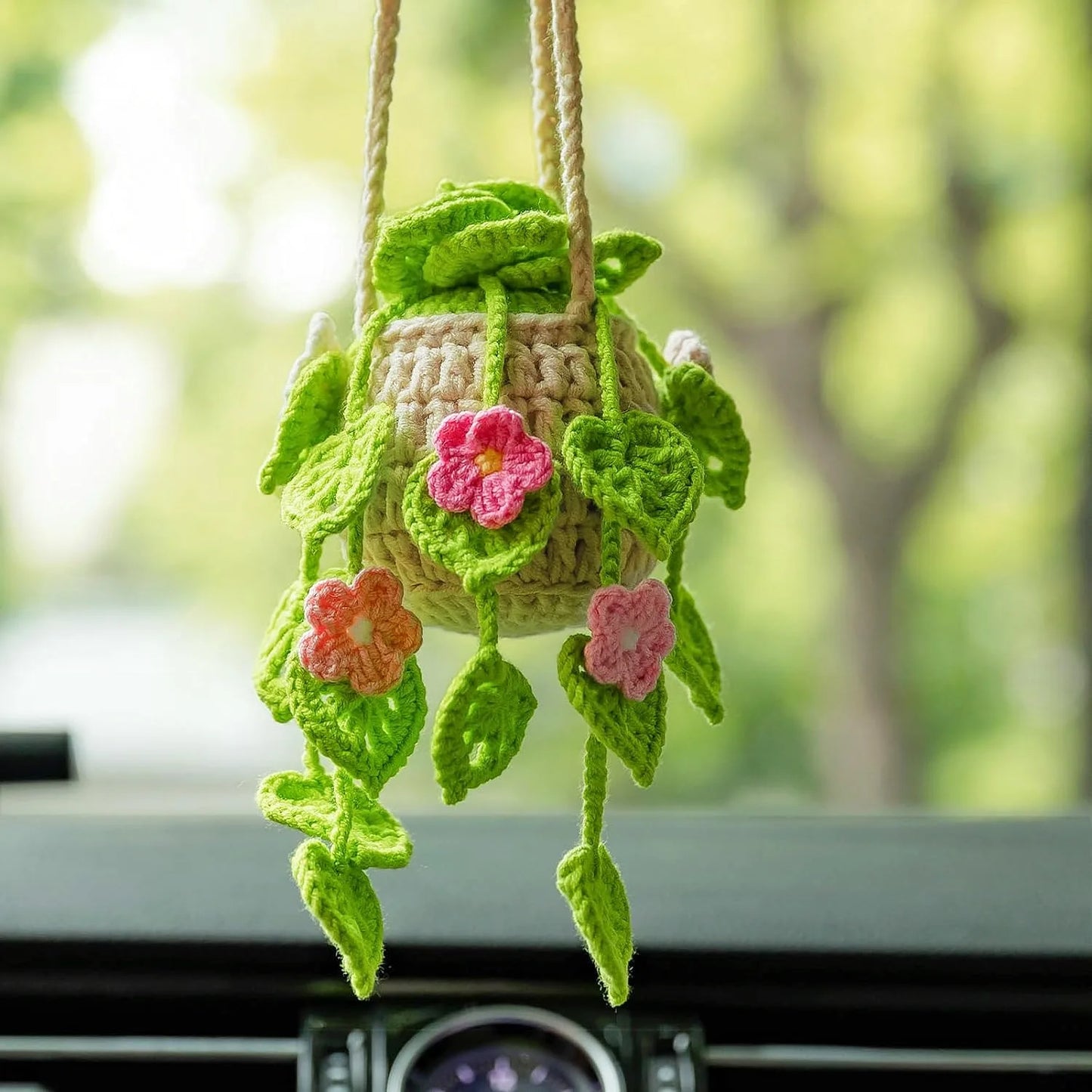 Hanging Crochet Plants