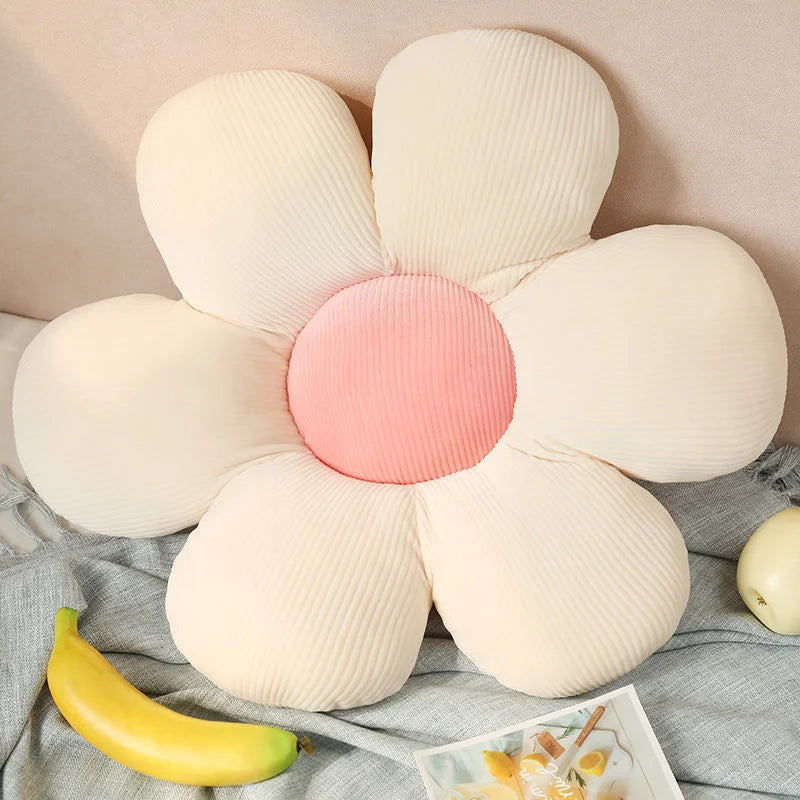 Plush Daisy Pillow