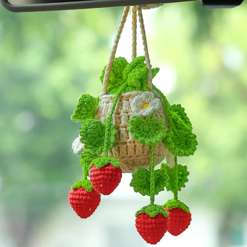 Hanging Crochet Plants