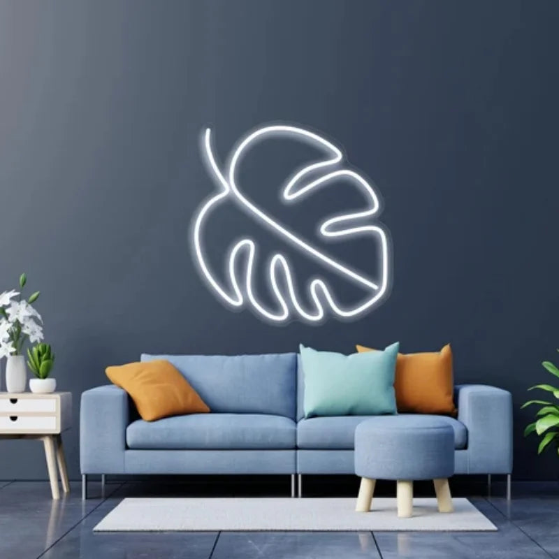 Monstera Neon Light