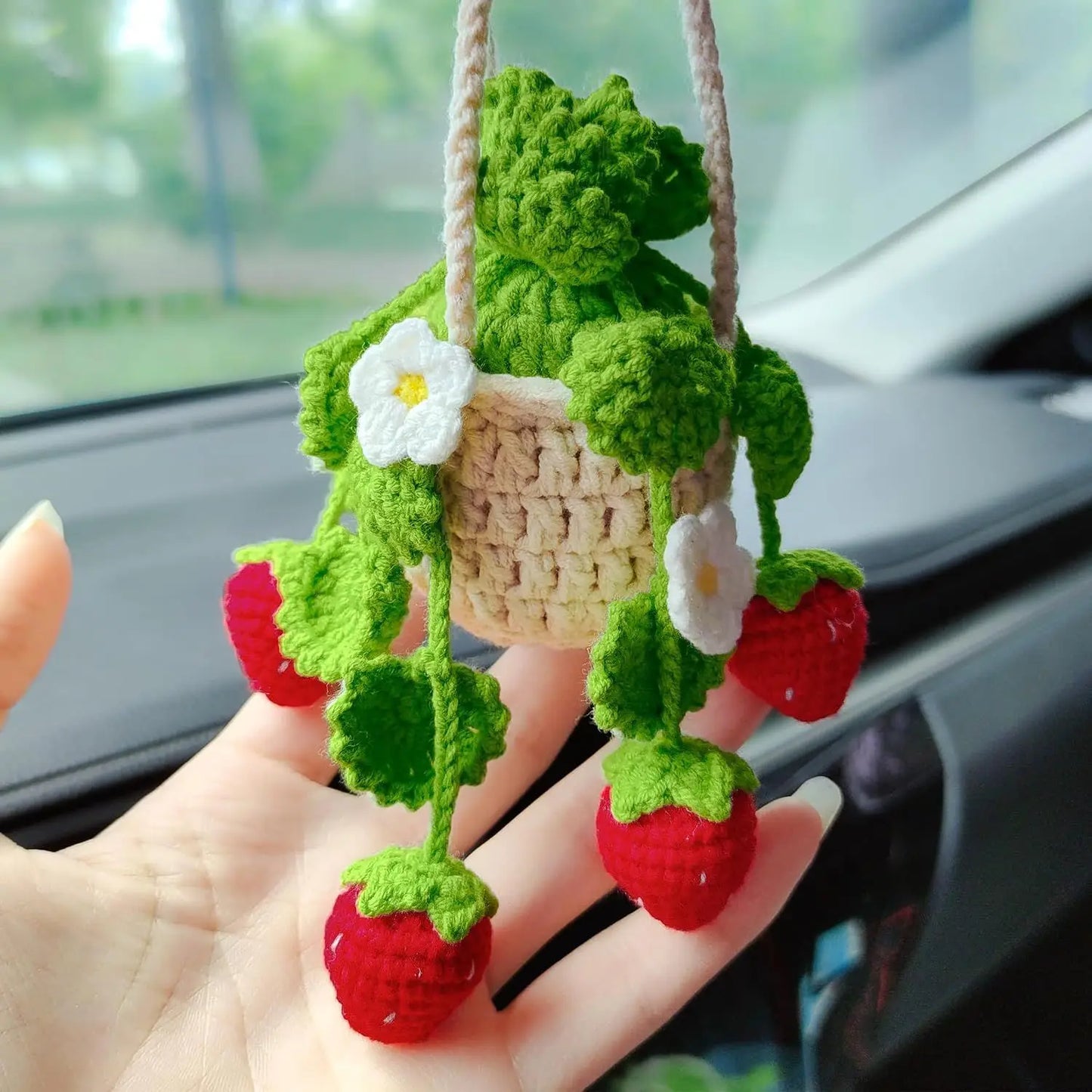 Hanging Crochet Plants